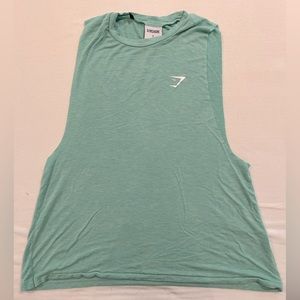 Gym Sea-foam Shark Vest - Size W Small - Low Cut Sleeves